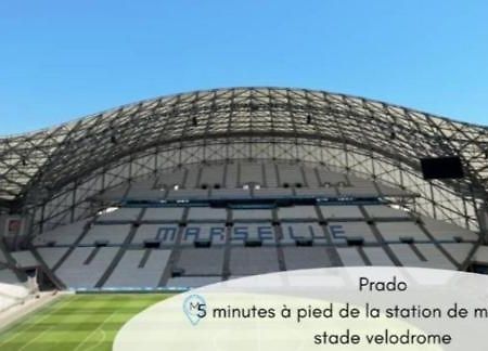 T4 Prado Velodrome Plage 3 Chambres Marsilya Dış mekan fotoğraf