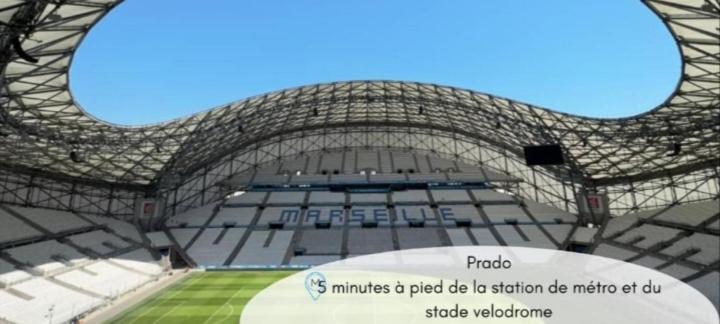 T4 Prado Velodrome Plage 3 Chambres Marsilya Dış mekan fotoğraf